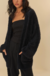 Cardigan Tricot Pelinho Preto - FARM - Boutique Babeles