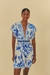 Vestido Curto Chita Porcelana - FARM - Boutique Babeles