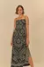 Vestido Cropped Localizado Estampado Borbolina - FARM