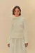 Blusa Rib Manga Longa - FARM - loja online