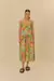 Vestido Longo Estampado Amalfi Verde - FARM
