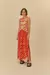 Vestido Cropped Estampado Caetana - Farm