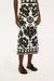 Saia Cropped Tricot Floral Arabesque - FARM - loja online