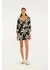 Vestido Curto Manga Estampado Coqueirada - FARM - comprar online