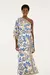 Vestido Ombro Só Estampado Jardim Chintz Lenço - FARM - comprar online