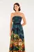 Vestido Cropped Estampado Deserto Colorido - FARM - comprar online