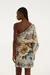 Vestido Curto Estampado Jardim Real - FARM na internet