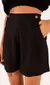 Short pregas boties- Preto - FARM - comprar online