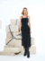 Imagem do Vestido Sarja Preto Midi - OPEN