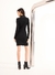 Vestido manga longa com aplicação - OPEN - comprar online