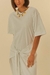 Vestido tshirt amarração - FARM - Boutique Babeles