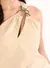 Vestido ombro só bege sand wave - OPEN - comprar online
