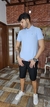Bermuda sarja masculina Preto - Young Jeans - Boutique Babeles