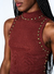 Blusa Halter com Bordado Manual - OPEN - Boutique Babeles