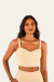 Top cropped meia taça - FARM - comprar online