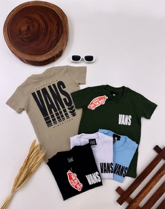Camiseta Vans com estampa nas costas | algodão com elastano (2 ao 16)