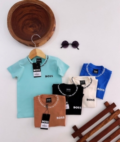 Camiseta algodão com elastano - Boss