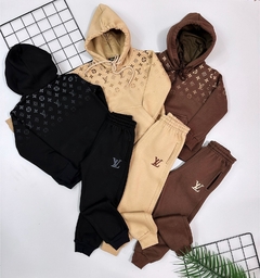 Conjunto de moletom 3 cabos - Louis Vuitton na internet