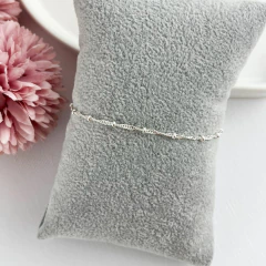Pulseira Singapura Bolinhas - Prata na internet