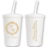 Copo Bio c/ Tampa e Canudo 550ml Personalizado - loja online