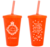 Copo Twister c/ Tampa e Canudo 500ml Personalizado - Injetplast - Qualidade Personalizada | Copos Personalizados para Eventos, Festas e Brindes