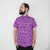 Camisa de botão social Gengar Roxo Unissex