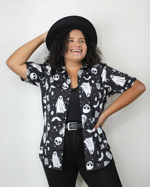 Camisa Social Dark Nightmare