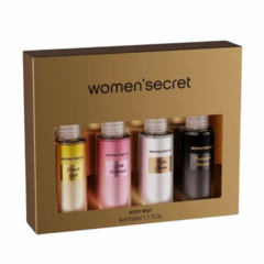 Kit 4 Body Mist Set Metalic Women’ Secret 50ml