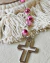 Rosario de Piedras Rosas y Lila - tienda online