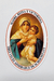 PACK x 3 autoadhesivos para auto ovalados Ntra Sra de Schoenstatt