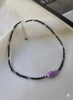 CHOKER PEIXE VIOLETA - comprar online