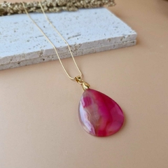 COLAR AGATA PINK - comprar online