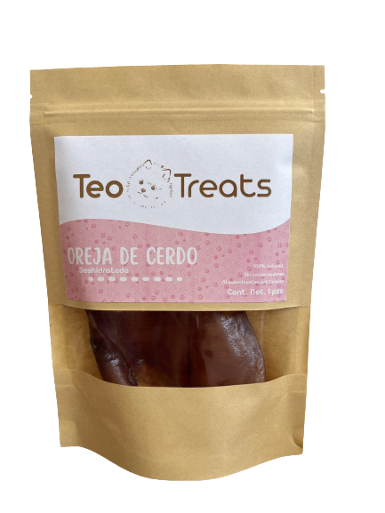 Oreja de cerdo deshidratada