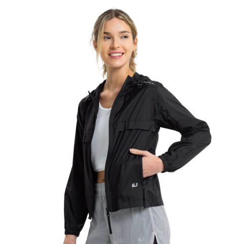 Campera Rompeviento IU Zephyr Negro