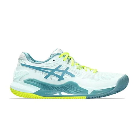 Zapatillas Asics Gel Resolution 9 Celeste (Mujer)