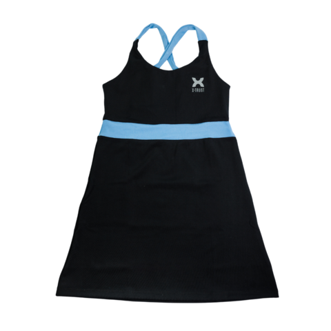 Vestido X-Trust Barcelona Negro/Celeste