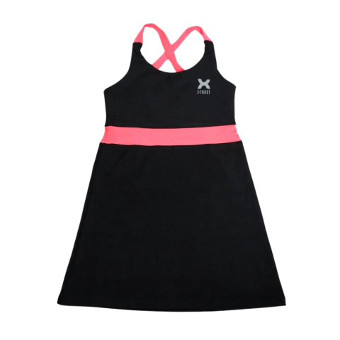 Vestido X-Trust Barcelona Negro/Rosa