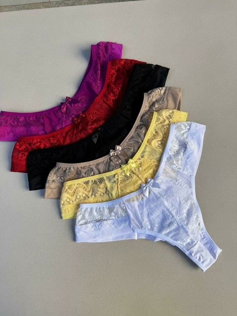 Calcinha Mayra em Renda Fio Duplo - comprar online
