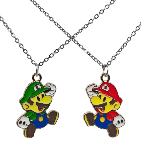 Collares de Mario y Luigi