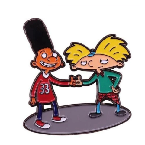 Pin Arnold y Gerald