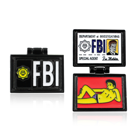 Pin FBI (simpsons)