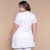 Bata Cecilia Branca - Plus size - Sônia Modas Branca
