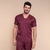 Pijama cirúrgico Elvis - marsala - Sônia Modas Branca