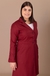 Jaleco Feminino Charlotte Marsala - comprar online