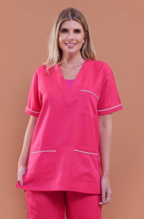 Pijama Cirúrgico Elis Rosa Pink