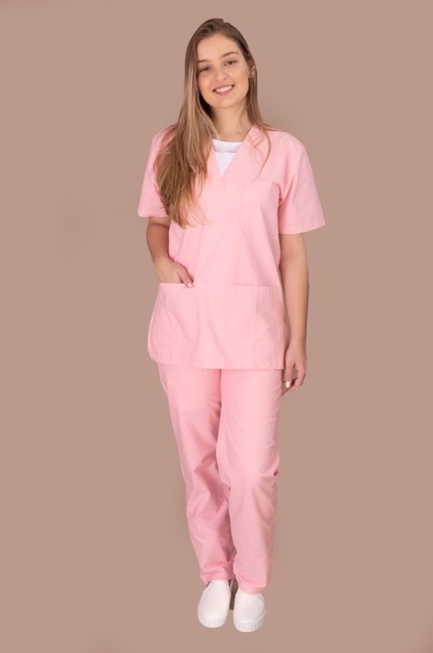 Pijama Cirúrgico Rosa Claro Elis
