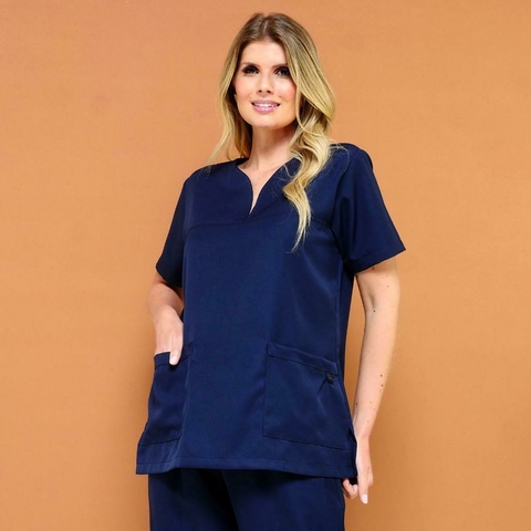 Pijama Cirúrgico Maitê Azul Marinho