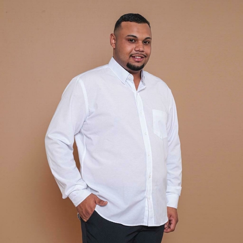 Camisa Social Masculina Branca