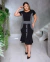 Vestido Midi Plus Size Sara Moda Evangélica Feminina - Miss Flower