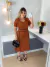 Imagem do Vestido Midi Plus Size Viés Moda Evangélica Feminina